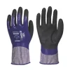 Wonder Grip WG-518W Oil Plus Protective Work Gloves Purple / Black / White X Large