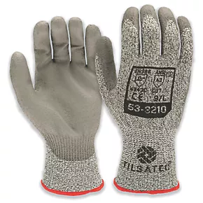 Tilsatec 53-3210 Gloves Grey/Grey X Large 3 Tilsatec 53-3210 Gloves Grey/Grey X Large