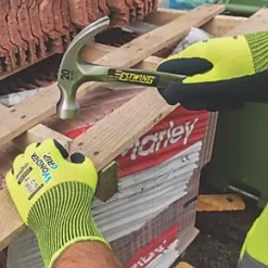 Wonder Grip WG-310HY Comfort Protective Work Gloves High-Viz Yellow / Black Large -Work Gloves Sales 135PP A3