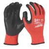 Milwaukee Dipped Gloves Red Medium