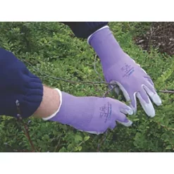 Showa 370 Nitrile Gloves Blue Medium -Work Gloves Sales 23699 A2