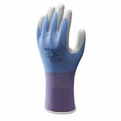 Showa 370 Nitrile Gloves Blue Medium