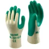 Showa 310 Latex Grip Gloves Green Medium