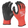 Milwaukee Dipped Gloves Red Large
