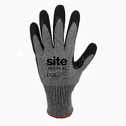 Site SWG360 Cut-Resistant Gloves Black Large