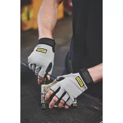Stanley Performance Fingerless Gloves Grey Large -Work Gloves Sales 39112 A2