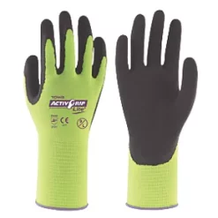 Towa ActivGrip Lite Gloves Black / Yellow Medium