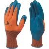 Delta Plus VE733 Supreme Grip General Handling Gloves Orange / Blue Large -Work Gloves Sales 479HY P