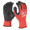 Milwaukee Dipped Gloves Red X Large -Work Gloves Sales 534PP P