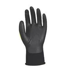 Wonder Grip WG-1855HY U-FEEL Protective Work Gloves High-Viz Yellow / Black Large -Work Gloves Sales 632PP A2
