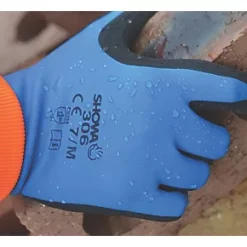 Showa 306 Gloves Blue/Black X Large -Work Gloves Sales 6387C A3