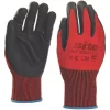 Site 320 Nitrile Foam Coated Gloves Red / Black X Large -Work Gloves Sales 646FR P