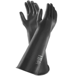 Marigold Industrial Emperor Chemical Hazard 17" Gauntlets Black Large -Work Gloves Sales 65662 A2
