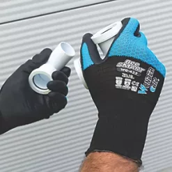 Wonder Grip WG-422 Bee-Smart Protective Work Gloves Blue / White X Large -Work Gloves Sales 689PP A3