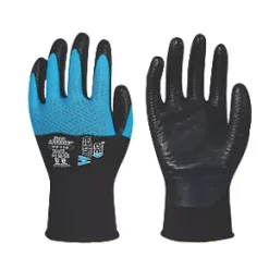 Wonder Grip WG-422 Bee-Smart Protective Work Gloves Blue / White X Large