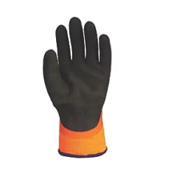 Wonder Grip WG-338 Thermo Plus Protective Work Gloves Orange / Black Large -Work Gloves Sales 746PP A2