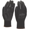 Site 120 PU Palm Dip Gloves Black X Large -Work Gloves Sales 755FR P