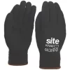 Site 340 Thermal Winter Work Gloves Black Medium -Work Gloves Sales 763GX P
