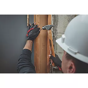 Milwaukee Fingerless Work Gloves Grey/Black Large 4 Milwaukee Fingerless Work Gloves Grey/Black Large - Image 3