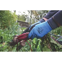 Showa 306 Gloves Blue/Black Large -Work Gloves Sales 7756C A4