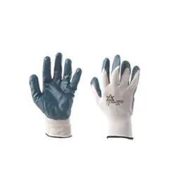 Keep Safe Nitrile-Coated Gloves Grey Medium