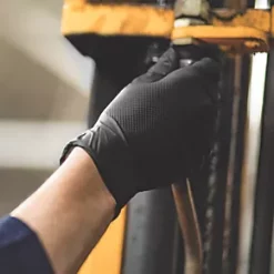 UCI Maxim Nitrile Powder-Free Disposable Gloves Black Medium 50 Pack -Work Gloves Sales 807HY A3