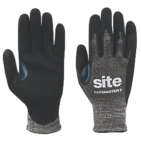 Site Cutmaster Gloves Black Large 3 Site Cutmaster Gloves Black Large