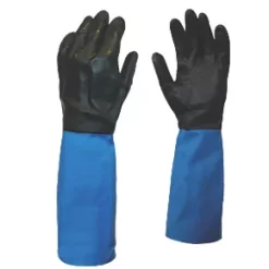 Showa Chem Master Master Gauntlets Blue/Black X Large