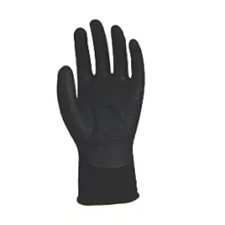 Wonder Grip WG-555 DUO Protective Work Gloves Black / Grey Large -Work Gloves Sales 908PP A2