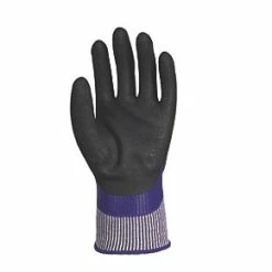 Wonder Grip WG-518W Oil Plus Protective Work Gloves Purple / Black / White Large -Work Gloves Sales 927PP A2