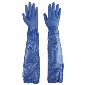 Showa 690 Chemical Hazard 25½" Gauntlets Blue X Large 4 Showa 690 Chemical Hazard 25½" Gauntlets Blue X Large - Image 2
