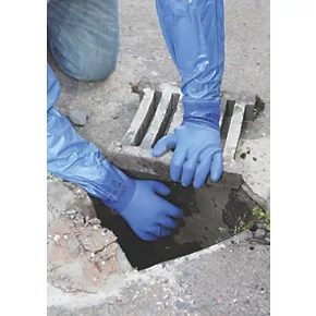 Showa 690 Chemical Hazard 25½" Gauntlets Blue X Large 5 Showa 690 Chemical Hazard 25½" Gauntlets Blue X Large - Image 3