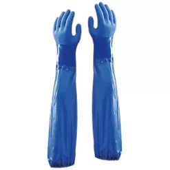 Showa 690 Chemical Hazard 25½" Gauntlets Blue X Large