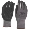 Site 430 Micro Dot Nitrile Foam Gloves Grey / Black Large -Work Gloves Sales 961FR P