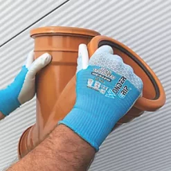 Wonder Grip WG-522W Bee-Tough Protective Work Gloves Blue / White X Large -Work Gloves Sales 970PP A3